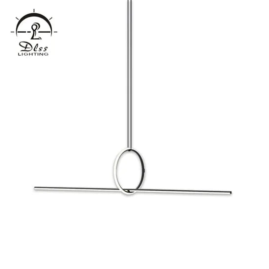 Dlss Lighting Modern Aristic Style Link PVC Chandelier Lamp with Pendant Light