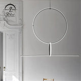Dlss Lighting Modern Aristic Style Link PVC Chandelier Lamp with Pendant Light