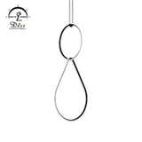 Dlss Lighting Modern Aristic Style Link PVC Chandelier Lamp with Pendant Light