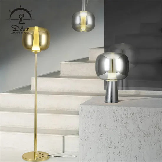 DLSS Lighting Co., Ltd. Modern Art Indoor Coffee Shop Fancy Iron Glass Small LED Desk Table Lamp