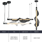 DLSS Lighting Modern Chandelier Light Design Home Dining Project Hanging Decorative LED Ceiling Pendant Lamp