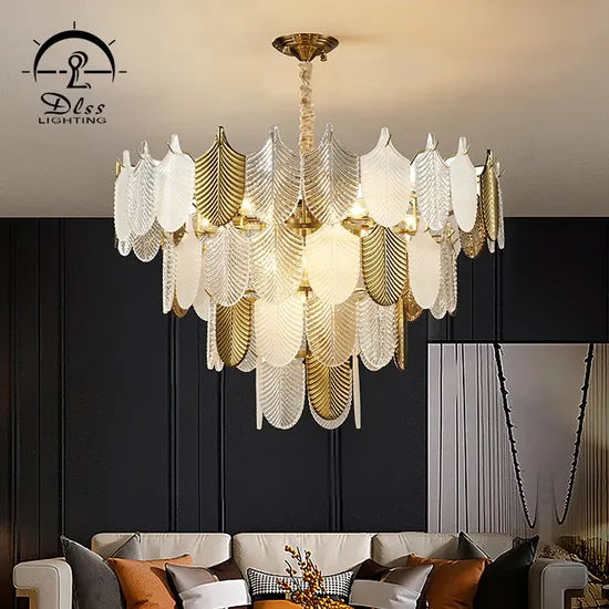 DLSS Lighting Modern Crystal LED Light Pendant Lamp Interior Home Decoration Lighting Hotel Chandelier