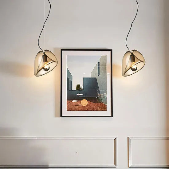 DLSSlighting Modern Glass Pendant Lamp for Home Decor LED Interior-Lighting