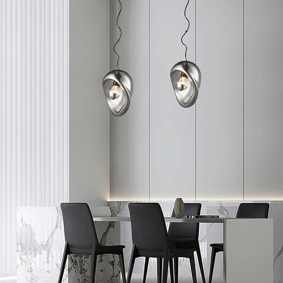 DLSSlighting Modern Glass Pendant Lamp for Home Decor LED Interior-Lighting
