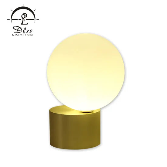 DLSS Lighting Modern Glass Table Light with E27 Desk Lamp