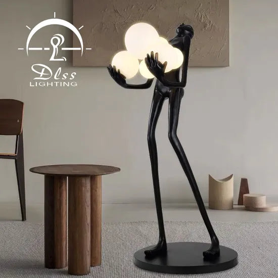 DLSS Lighting Modern Hotel Fanny Standing Lamp Iron Office Floor Lamp