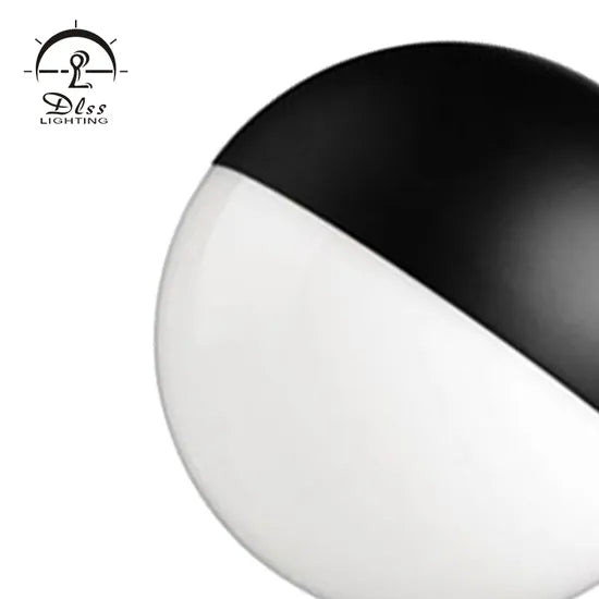 DLSS Lighting Modern Island Chandeliers Aluminum Acrylic Black E27 Pendant Lights