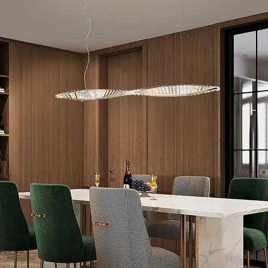 DLSS Lighting Modern Style Crystal Pendant Lamp Hotel Decorative Lighting Home Art LED Chandelier