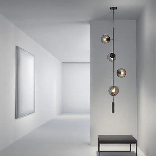 Dlss Modern Style Glass Iron LED Chandelier for Home Decoration Indoor Hotel Interior-Lighting