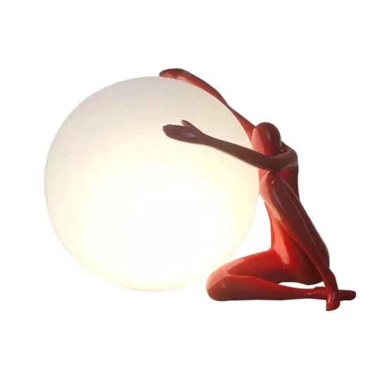 DLSS Modern Style Interior-Lighting Hotel Standing Light Model Man LED Floor Lamp