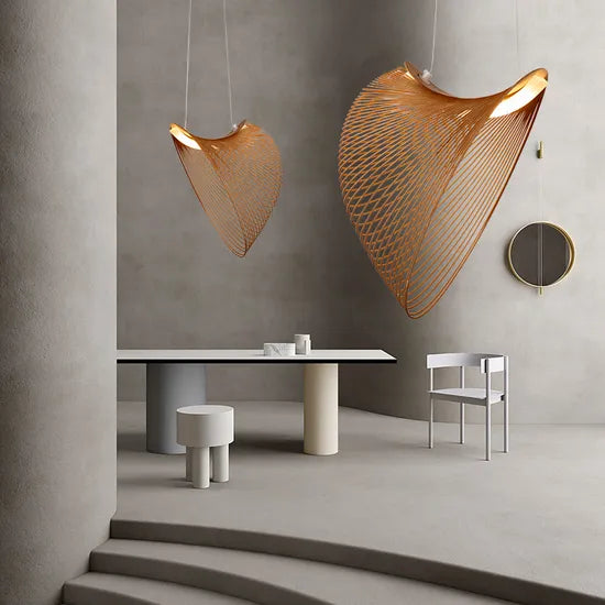 DLSS Lighting Modern Wood LED Light Home Decoration Chandelier Lighting Suspension Pendant Lamp