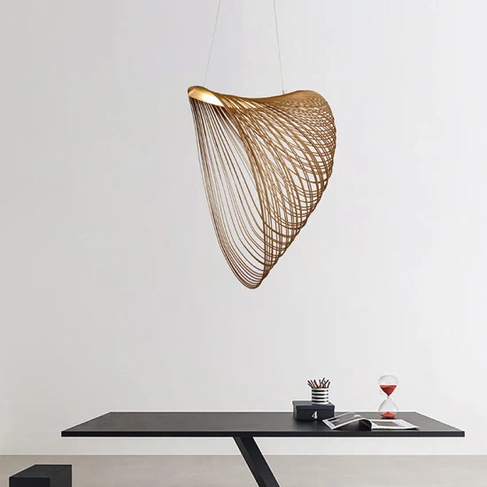DLSS Lighting Modern Wood LED Light Home Decoration Chandelier Lighting Suspension Pendant Lamp