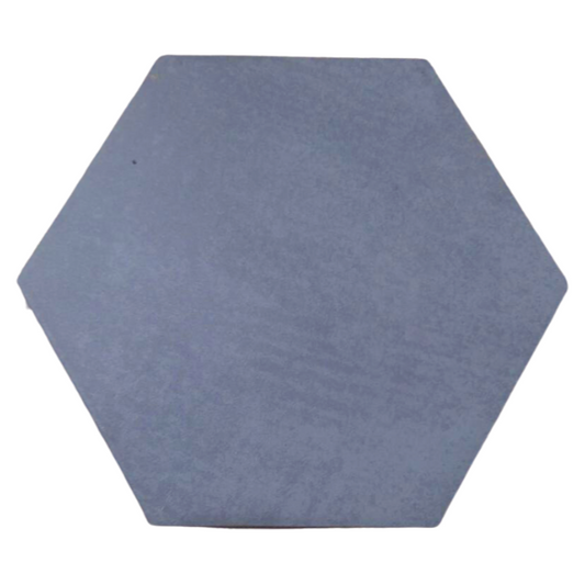 Moroccan Concrete Charcoal 8 in. x 9 in. Glazed Porcelain Hexagon Floor and Wall Tile (9.37 sq. ft./Case)