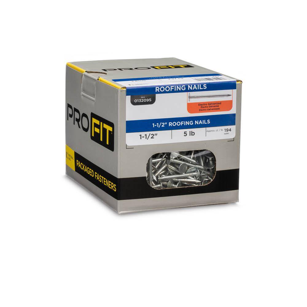 National Nail PRO-FIT EG Hand Drive Roofing Nails 1-1/2" 5 lb