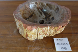 (Please choose your sink) Eden Bath Natural Stone Mid-Sized Vessel Sink in Petrified Wood
