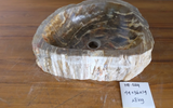 (Please choose your sink) Eden Bath Natural Stone Mid-Sized Vessel Sink in Petrified Wood