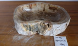 (Please choose your sink) Eden Bath Natural Stone Mid-Sized Vessel Sink in Petrified Wood