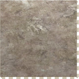Perfection Floor Tile Stonecraft Collection Atlantic Slate Satin 20-in x 20-in Water-Resistant Interlocking Luxury Vinyl Tile Flooring, 16.7-sq ft Case
