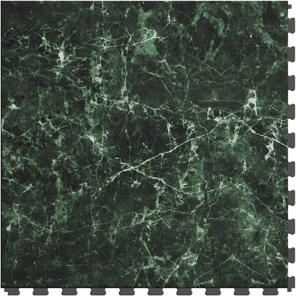Perfection Floor Tile Gemstone Collection Emerald Green/Satin Vinyl Tile Sample