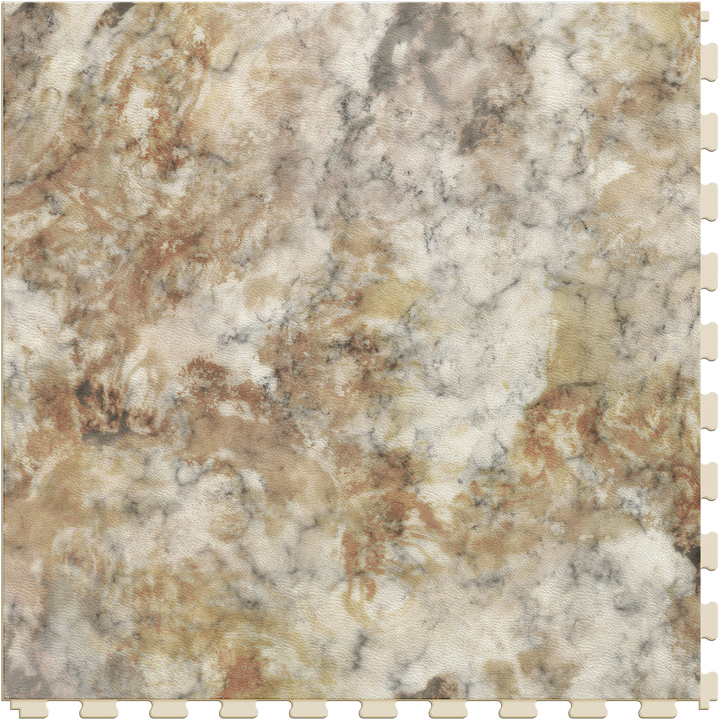Perfection Floor Tile Gemstone Collection Persian Marble/Satin 20-in x 20-in Water-Resistant Interlocking Luxury Vinyl Flooring, 16.7-sq ft Case