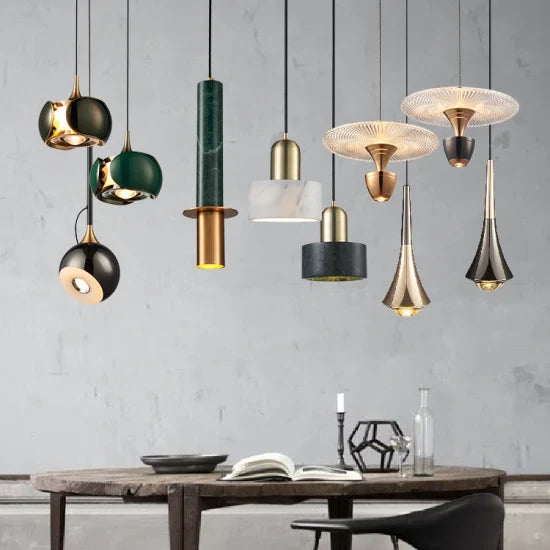 DLSS Lighting Nordic Style Interior Chandelier Home Decoration LED Pendant Lamp Glass Lights-Lighting
