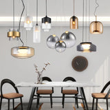 DLSS Lighting Nordic Style Interior Chandelier Home Decoration LED Pendant Lamp Glass Lights-Lighting