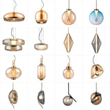 DLSS Lighting Nordic Style Interior Chandelier Home Decoration LED Pendant Lamp Glass Lights-Lighting