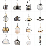 DLSS Lighting Nordic Style Interior Chandelier Home Decoration LED Pendant Lamp Glass Lights-Lighting