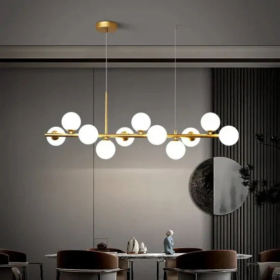 DLSSlighting Nordic Style Interior-Lighting E27 Glass Dining LED Chandelier Lights-Lighting