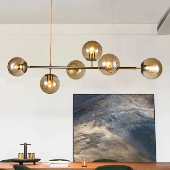 DLSSlighting Nordic Style Interior-Lighting E27 Glass Dining LED Chandelier Lights-Lighting