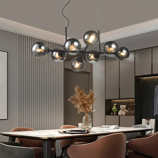 DLSSlighting Nordic Style Interior-Lighting E27 Glass Dining LED Chandelier Lights-Lighting