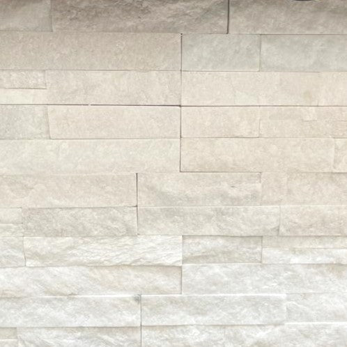 Northern Arctic Ledgestone 6-in x 12-in Natural Stone Quartz Marble Look Wall Tile (0.48-sq. ft/ Piece)