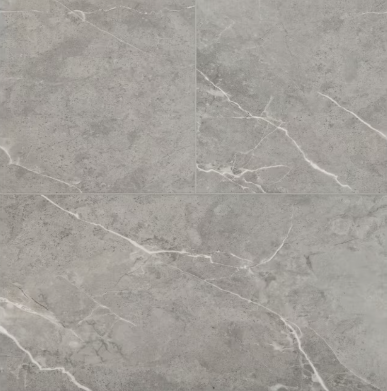 Nouveax (Sample) Sorrento Marble Waterproof Marble Look Interlocking Vinyl Tile