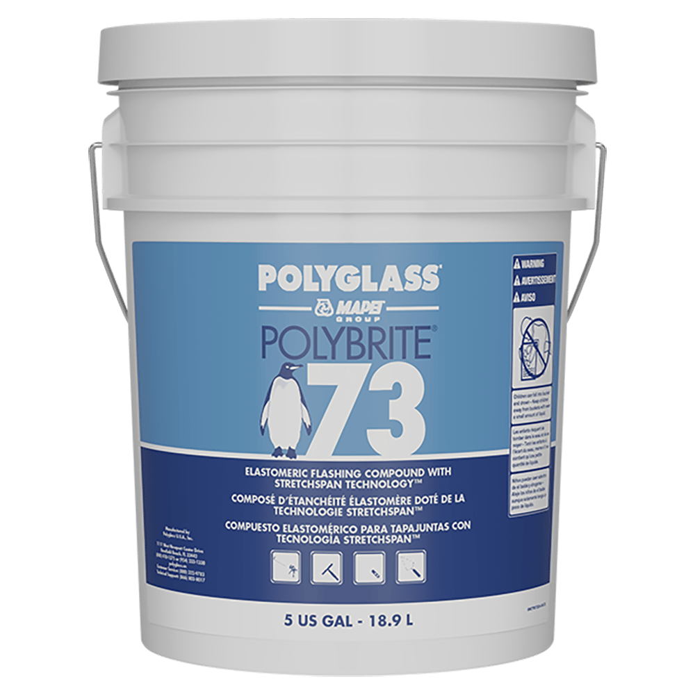 Polyglass PolyBrite 73 Liquid Flashing Compound 1.8 gal