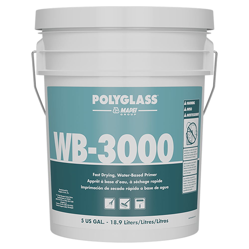 Polyglass WB-3000 Water-Based Acrylic Primer 5 gal