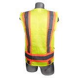 High Visibility Yellow Safety Surveyor Vest - All Sizes image 2