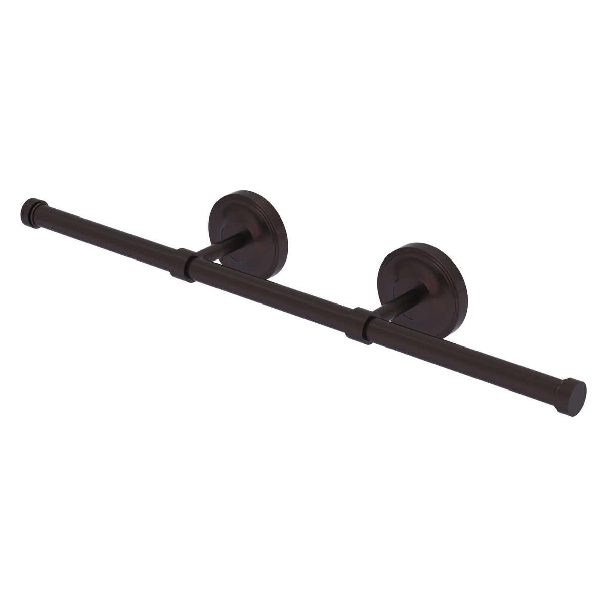 Allied Brass Prestige Regal Collection Wall Mounted Horizontal Guest Towel Holder in Satin Brass