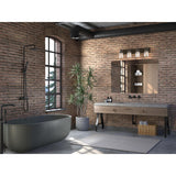 Progress Lighting Calhoun 4-Light Brushed Nickel Bathroom Vanity Light, 30.25 in