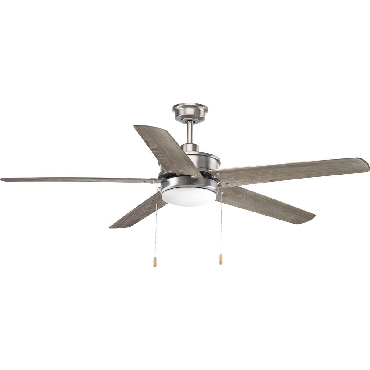 Progress Lighting Whirl 60-in Forged Black LED Indoor/Outdoor Ceiling Fan, 5-Blade
