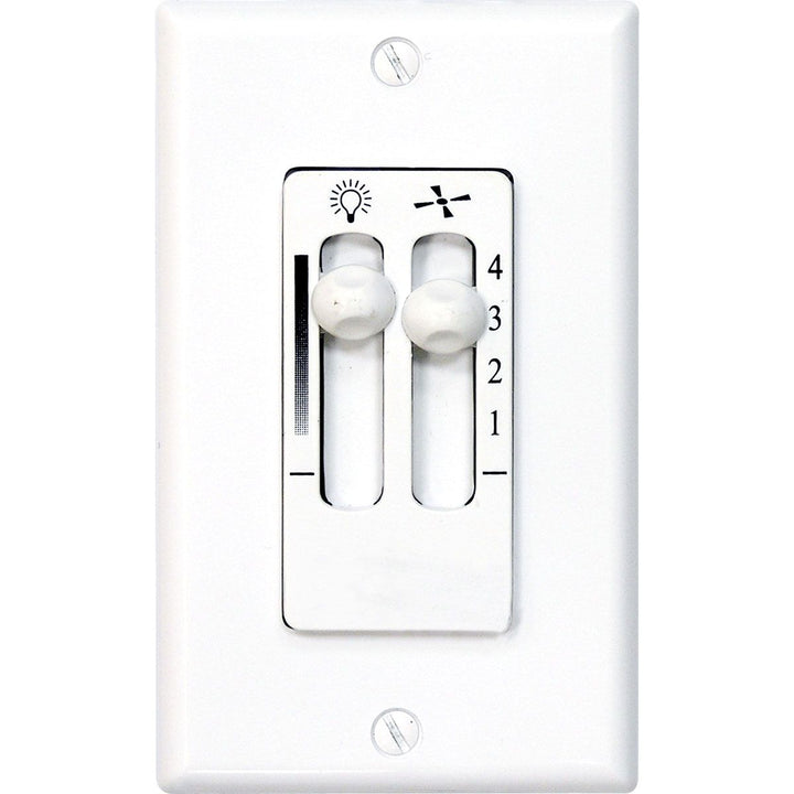 Progress Lighting AirPro Ceiling Fan Speed and Lighting Switch, White (P2630-30)
