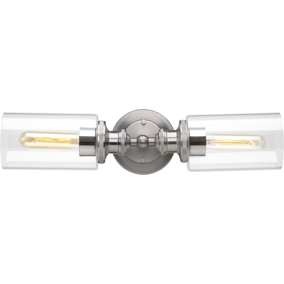 Progress Lighting Archives Collection Two-Light Bath & Vanity, 18.5 in, Clear Glass