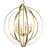 Progress Lighting Equinox 6-Light Antique Bronze Transitional Chandelier