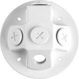 Progress Lighting Security Light Back Plate, 4.81 in Round, Outdoor