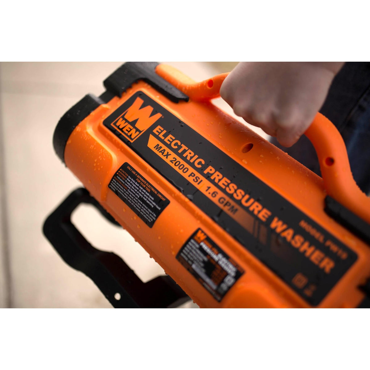 WEN 2000 PSI 1.6 GPM 13 Amp Variable Flow Electric Pressure Washer