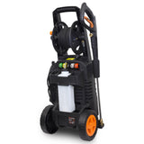 WEN 2030 PSI 1.76 GPM 14.5 Amp Electric Pressure Washer with Variable Detergent and Hose Reel