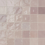 Portmore Pink 4x4 Glazed Ceramic Wall Tile