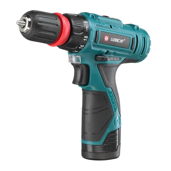 Power Tools Factory Liangye 12V Cordless Electric Multiple Hand Drill and Screwdriver