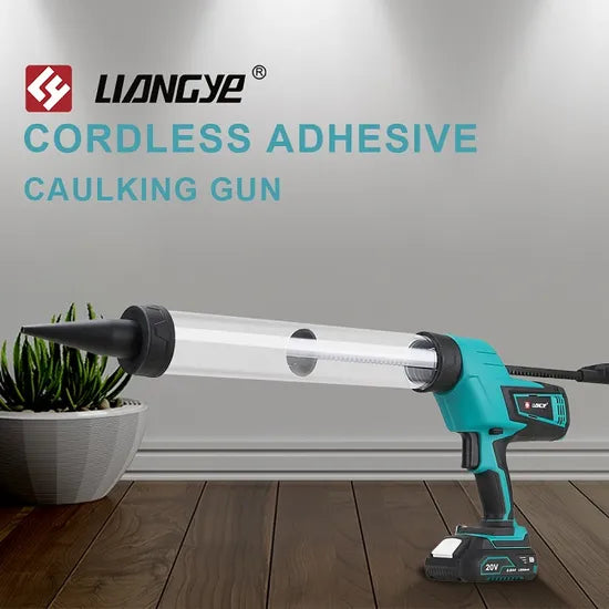 Power Tools Factory Liangye 18V Heavy Duty Cordless Caulk and Adhesive Gun