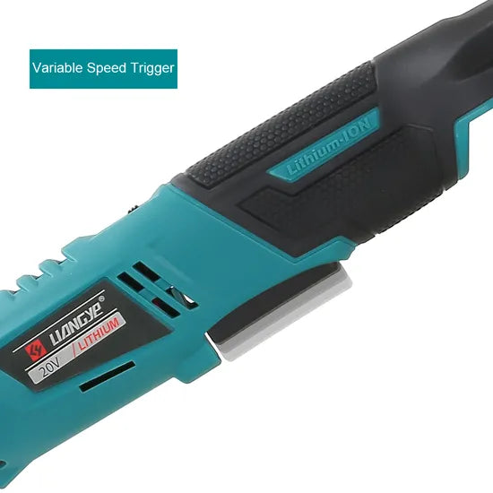 Power Tools Factory Liangye 3/8 Cordless Electric Ratchet Wrench with Rechargeable Battery