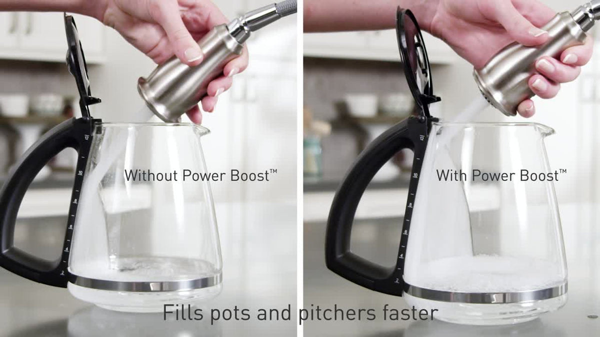 Moen Arbor Single-Handle Pull-Down Sprayer Kitchen Faucet with Power Boost, Oil Rubbed Bronze